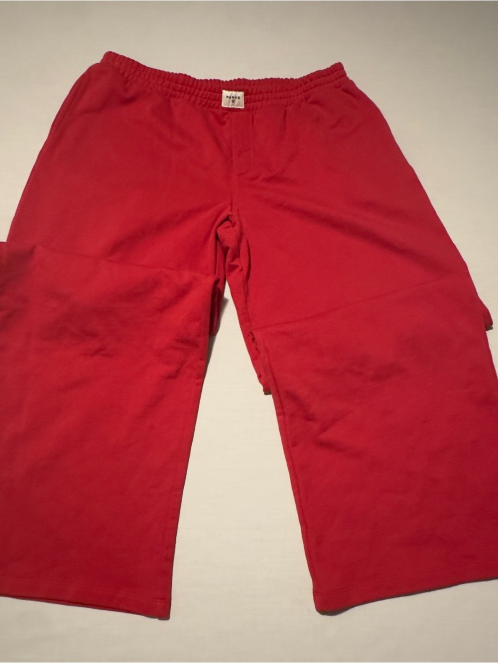 Parke x Target Red Wide Leg Sweatpants Size XL Lounge Athleisure - Picture 2 of 5